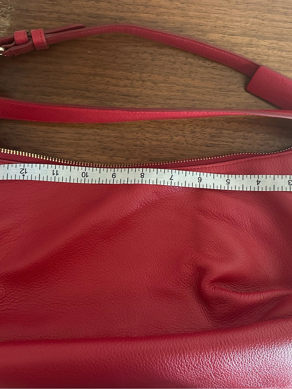Coach Celeste bag red pebble leather NWT - Picture 7 of 10